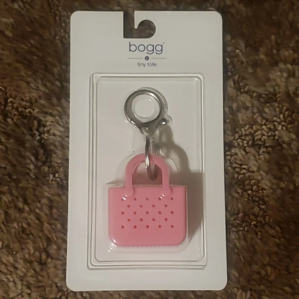 BOGG BAG Pink Tiny Tote Keychain - Picture 2 of 2